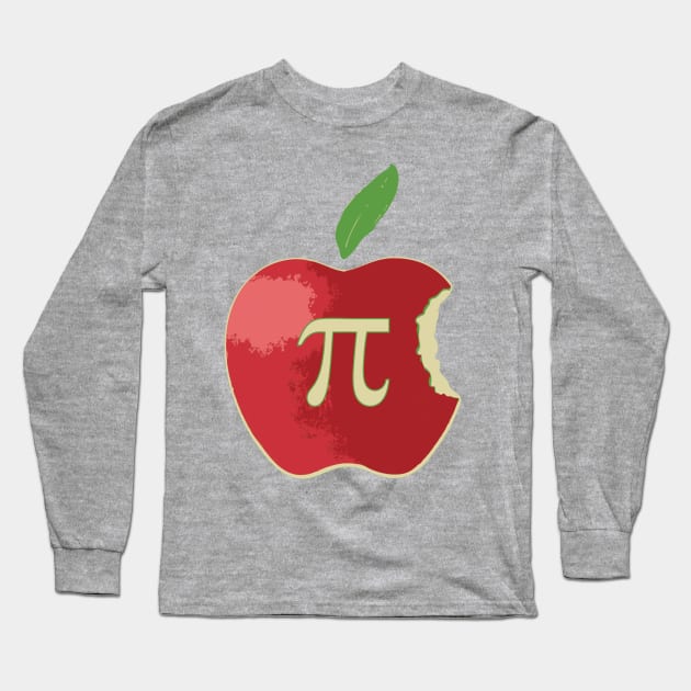 Pi Day Appke Long Sleeve T-Shirt by CaptainFDD